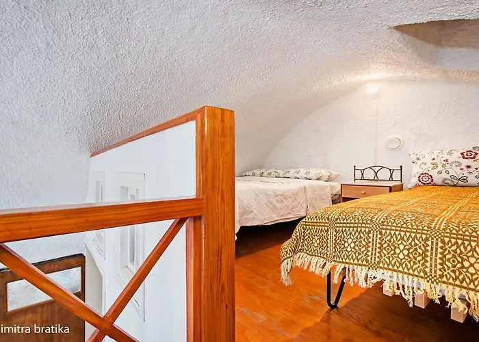 아파트 Yannis And Efi Cave House-sunset-